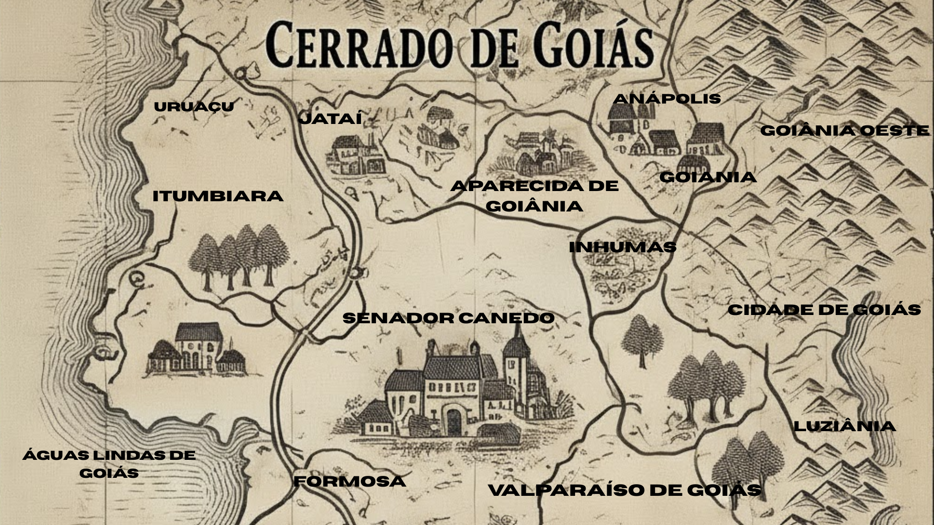 Mapa do Cerrado